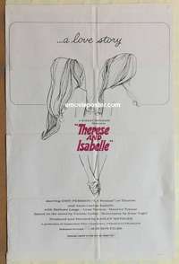 h105 THERESE & ISABELLE one-sheet movie poster '68 Radley Metzger