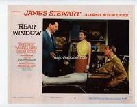 s139 REAR WINDOW movie lobby card #5 '54 Hitchcock, Stewart, Kelly