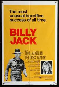 a082 BILLY JACK one-sheet movie poster R73 Tom Laughlin, Delores Taylor