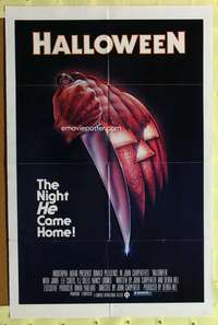 a424 HALLOWEEN one-sheet movie poster '78 Jamie Lee Curtis classic!