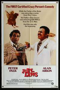 a483 IN-LAWS one-sheet movie poster '79 Peter Falk, Alan Arkin