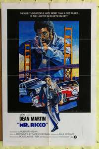 a646 MR RICCO int'l one-sheet movie poster '74 Dean Martin, Salle artwork!