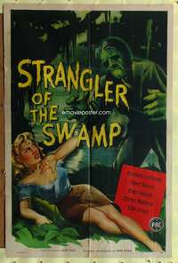 a824 STRANGLER OF THE SWAMP one-sheet movie poster '46 Blake Edwards