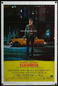 a852 TAXI DRIVER one-sheet movie poster '76 Robert De Niro, Scorsese