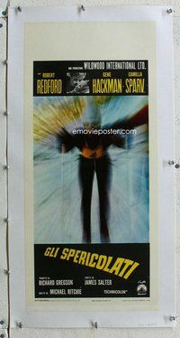 f193 DOWNHILL RACER linen Italian locandina movie poster '69 skiing!