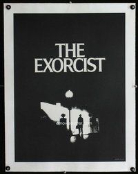 f269 EXORCIST linen special 19x25 movie poster '74 William Friedkin