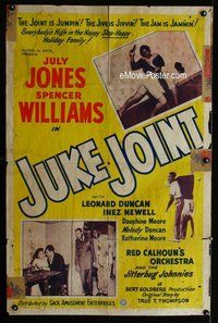 g357 JUKE JOINT one-sheet movie poster '47 Everybody's happy & high!