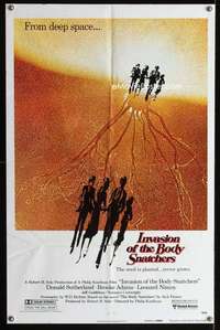 y592 INVASION OF THE BODY SNATCHERS advance one-sheet movie poster '78