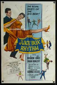 y565 JUKE BOX RHYTHM one-sheet movie poster '59 rock 'n' roll music!