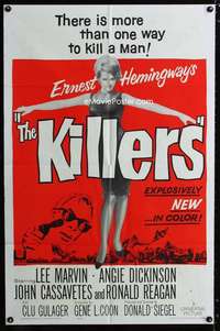 y557 KILLERS one-sheet movie poster '64 John Cassavetes, Angie Dickinson