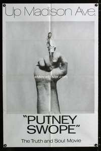 b743 PUTNEY SWOPE one-sheet movie poster '69 classic girl on finger image!