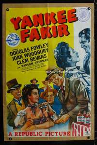 b893 YANKEE FAKIR one-sheet movie poster '47 Douglas Fowley, Joan Woodbury