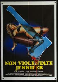 m163 I SPIT ON YOUR GRAVE Italian one-panel movie poster '78 different!