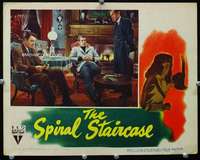 t093 SPIRAL STAIRCASE movie lobby card '46 Robert Siodmak thriller!