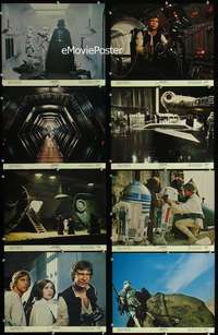 v589 STAR WARS 8 color movie 11x14 stills '77 original 77/21-0 NSS!