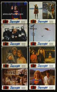 v600 SUPERGIRL 8 special movie English lobby cards '84 Helen Slater