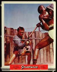 v125 SPARTACUS roadshow movie lobby card '61 gladiator Kirk Douglas!