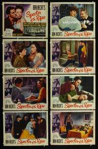 v583 SPECTER OF THE ROSE 8 movie lobby cards '46 Ben Hecht, Anderson