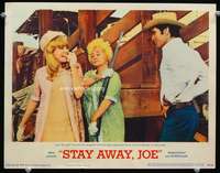 v132 STAY AWAY JOE movie lobby card '68 Elvis Presley, Joan Blondell