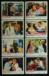 v599 SUMMER PLACE 8 movie lobby cards '59 Sandra Dee, Troy Donahue