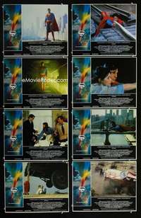 v601 SUPERMAN 8 movie lobby cards '78 cool Christopher Reeve images!