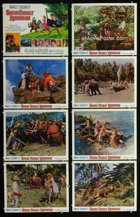 v605 SWISS FAMILY ROBINSON 8 movie lobby cards R68 Disney classic!