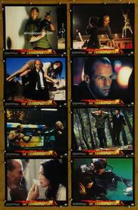 v621 TRANSPORTER 8 movie lobby cards '02 Jason Stratham, crime!