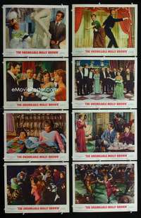 v634 UNSINKABLE MOLLY BROWN 8 movie lobby cards '64 Debbie Reynolds