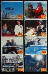 v637 USED CARS 8 movie lobby cards '80 Kurt Russell, Jack Warden