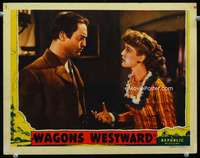 v141 WAGONS WESTWARD movie lobby card '40 Chester Morris, Anita Louise