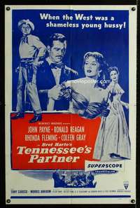 a497 TENNESSEE'S PARTNER one-sheet movie poster R61 Ronald Reagan, Fleming