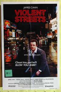 a508 THIEF int'l one-sheet movie poster '81 James Caan, Tuesday Weld