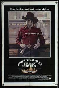 a532 URBAN COWBOY one-sheet movie poster '80 John Travolta, Debra Winger