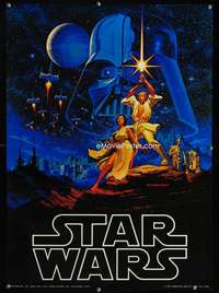 b200 STAR WARS commercial movie poster '77 Hildebrandt art!