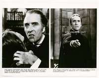 h754 DRACULA AD 1972 8x10 movie still '72 Hammer, Christopher Lee