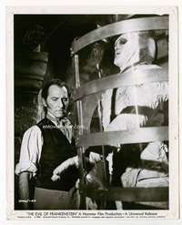 h761 EVIL OF FRANKENSTEIN 8x10 movie still '64 Cushing & monster!