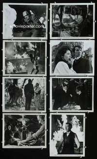 h919 EVIL OF FRANKENSTEIN 8 8x10 movie stills '64 Cushing, Hammer