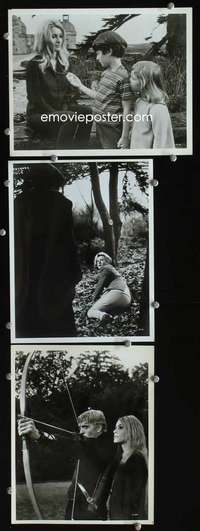 h973 EYE OF THE DEVIL 3 8x10 movie stills '67 Sharon Tate, horror!