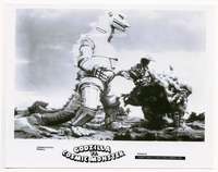 h787 GODZILLA VS BIONIC MONSTER 8x10 movie still R78 two fighting!