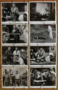 h912 INVISIBLE INVADERS 17 8x10 movie stills '59 John Agar, Jean Byron