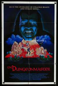 k250 DUNGEONMASTER one-sheet movie poster '84 cool fantasy artwork!