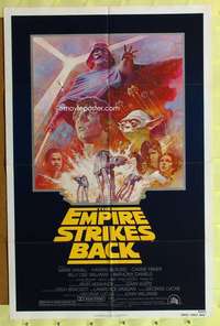 k258 EMPIRE STRIKES BACK 1sh movie poster R81 George Lucas classic!