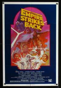 k259 EMPIRE STRIKES BACK 1sh movie poster R82 George Lucas classic!