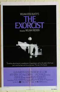 k269 EXORCIST one-sheet movie poster '74 William Friedkin, Max Von Sydow