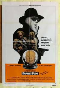 k275 FAMILY PLOT one-sheet movie poster '76 Alfred Hitchcock, Karen Black