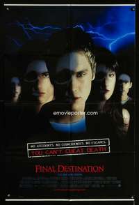 k282 FINAL DESTINATION DS one-sheet movie poster '00 Devon Sawa, Ali Larter