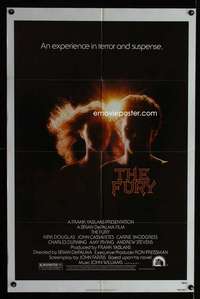 k309 FURY one-sheet movie poster '78 Brian De Palma, Kirk Douglas