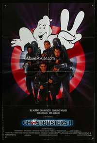 k315 GHOSTBUSTERS 2 one-sheet movie poster '89 Murray, Aykroyd, Ramis