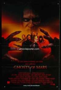 k316 GHOSTS OF MARS DS one-sheet movie poster '01 John Carpenter, Henstridge