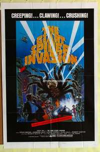 k318 GIANT SPIDER INVASION style B one-sheet movie poster '75 big bugs!